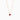 Ruby Bezel Pendant Necklace